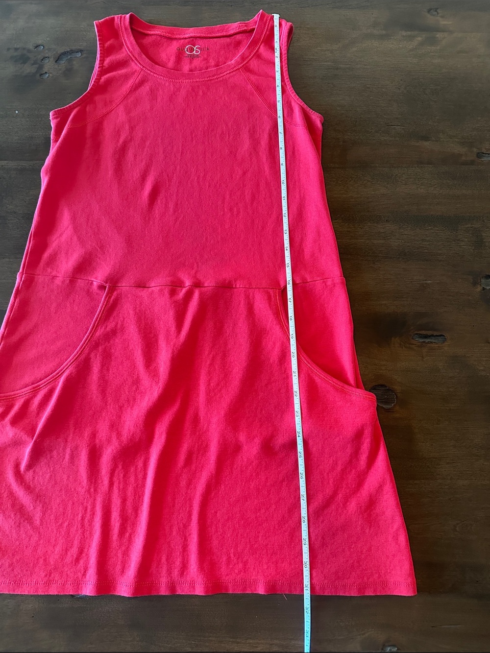 august silk Red Sleeveless Pocket Shift Dress Size S - Picture 8 of 11